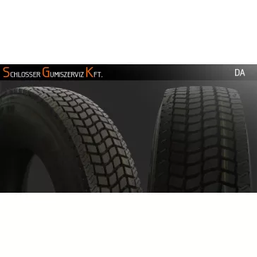 265/70R17.5 DA4 bérfutózott tgk.gumiabroncs